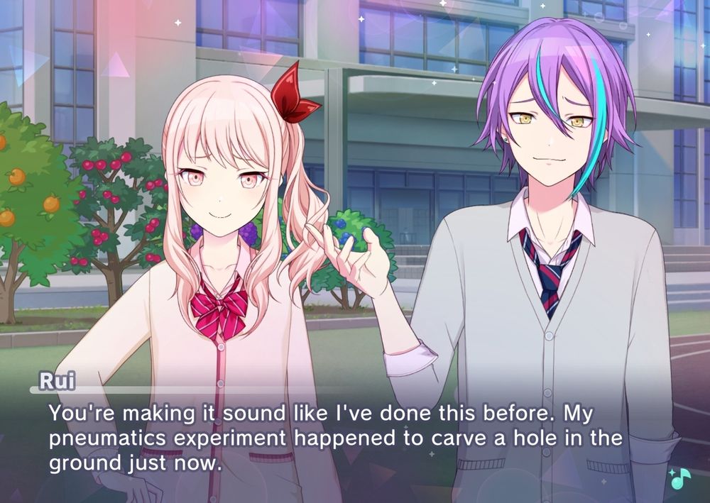 Rui explaining his "explosions"
