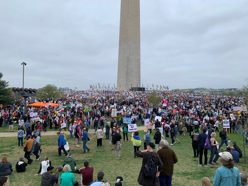 Washington DC Hands Off Protest 4/5/2025