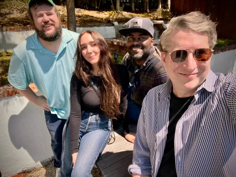 Mitch, Patty, and Shaun in a classic CBB selfie 