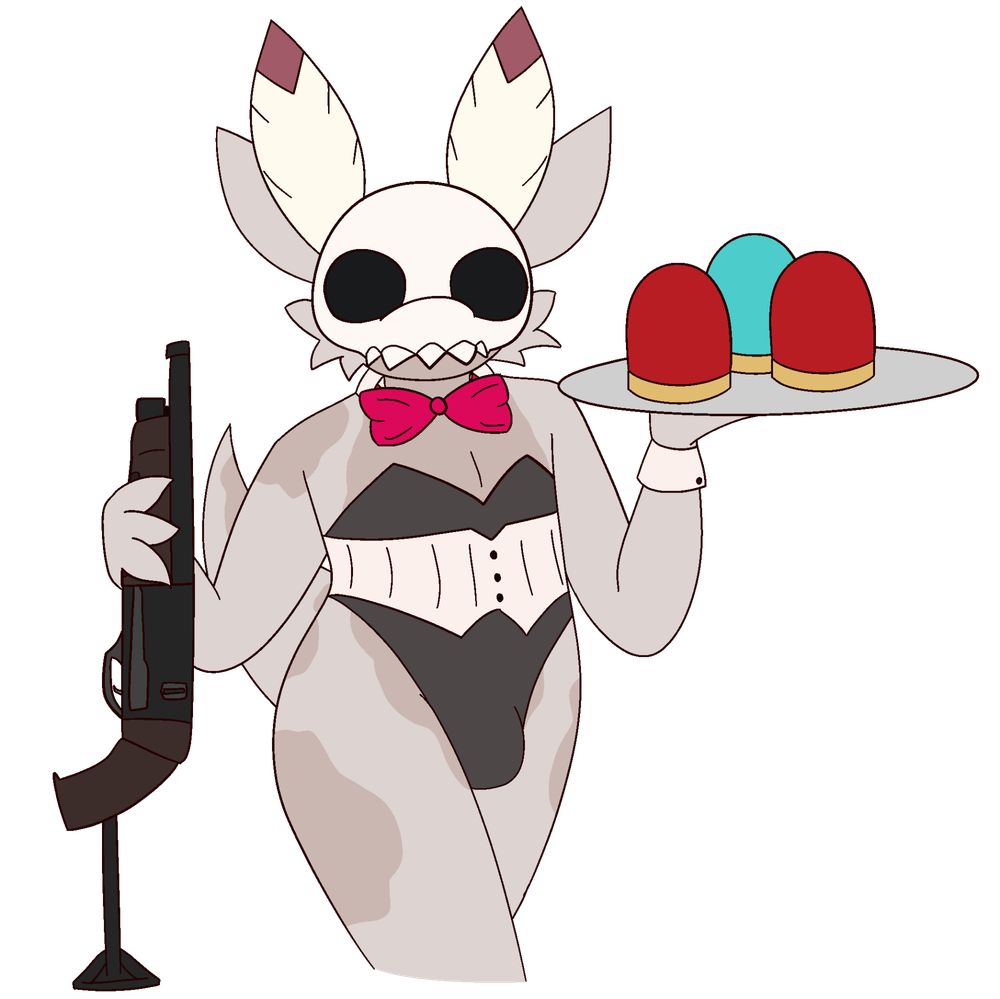 Krit, a kobold, in a henchbunny outfit.