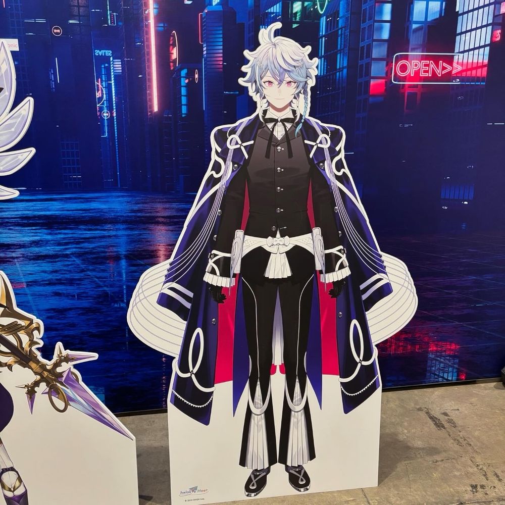 Octavio cardboard cutout at anime impulse
