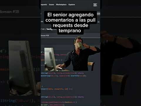 POV: el dev senior agregando comentarios a las PRs desde temprano 🤣 - #summeronshorts