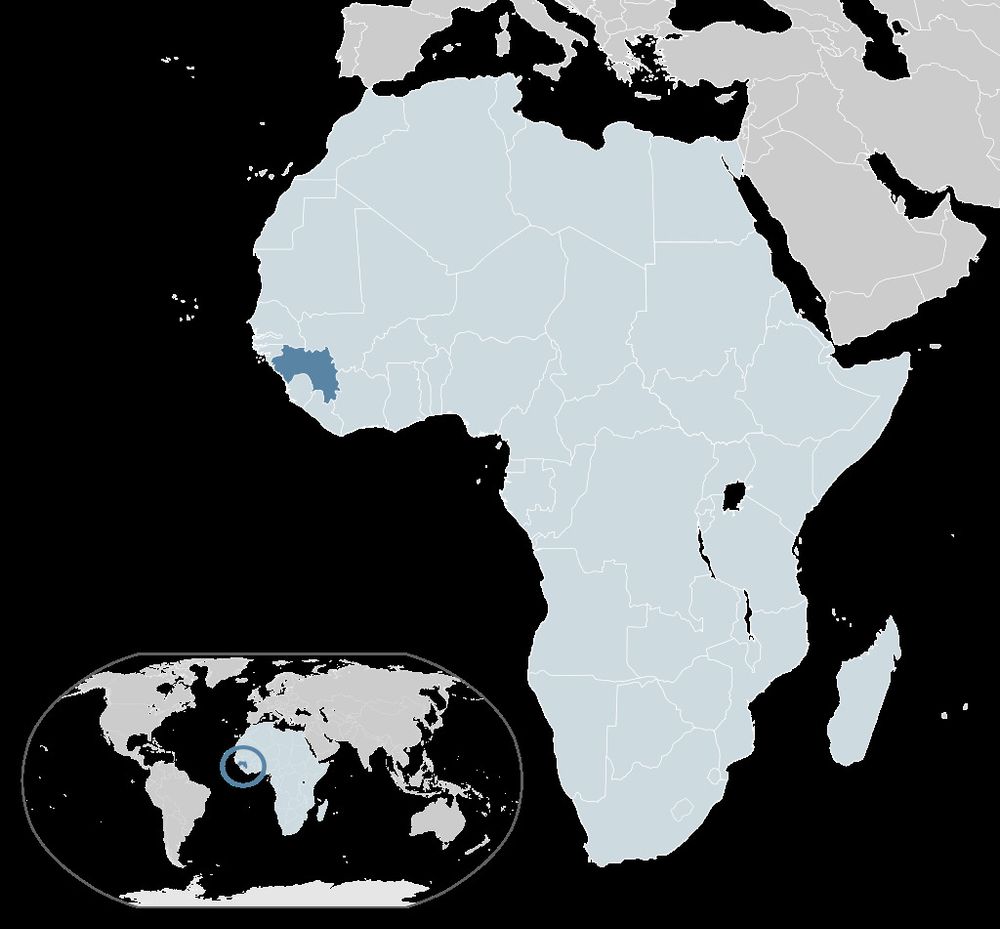 map of Guinea