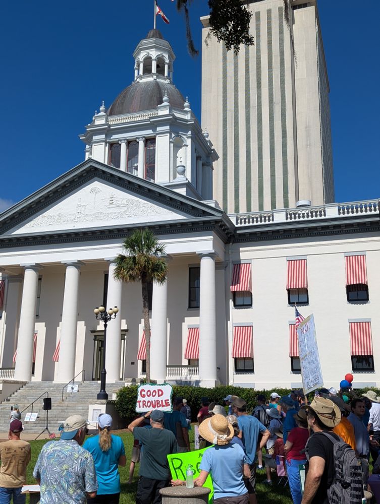 Florida capitol protest 7/19/2025.
