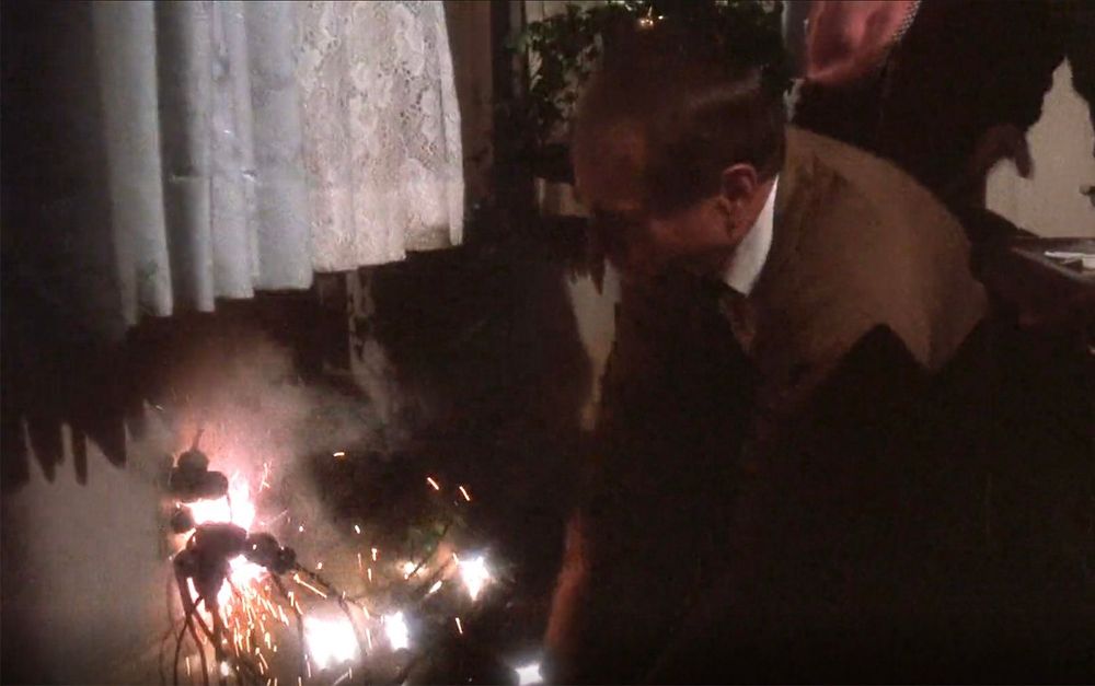 An electrical fire from probably ten or so plugs in a single outlet from “A Christmas Story “