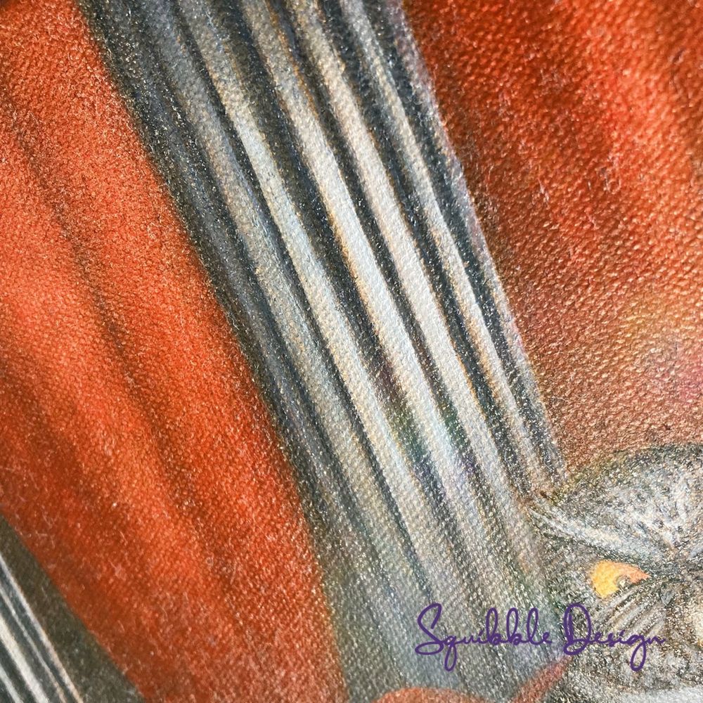 A painting of a column