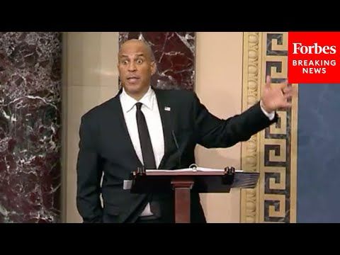 Cory Booker's Full Record-Breaking Senate Floor Filibuster Against Trump's Policies | Part 1