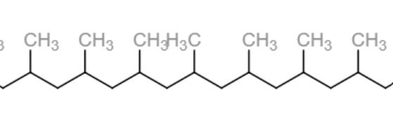 A polypropylene chain with one inverted methyl group.