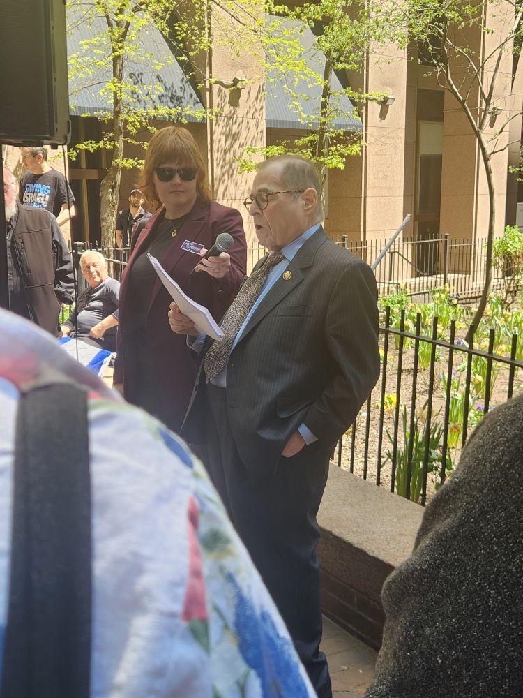 Rep Nadler at Ben Gvir protest 