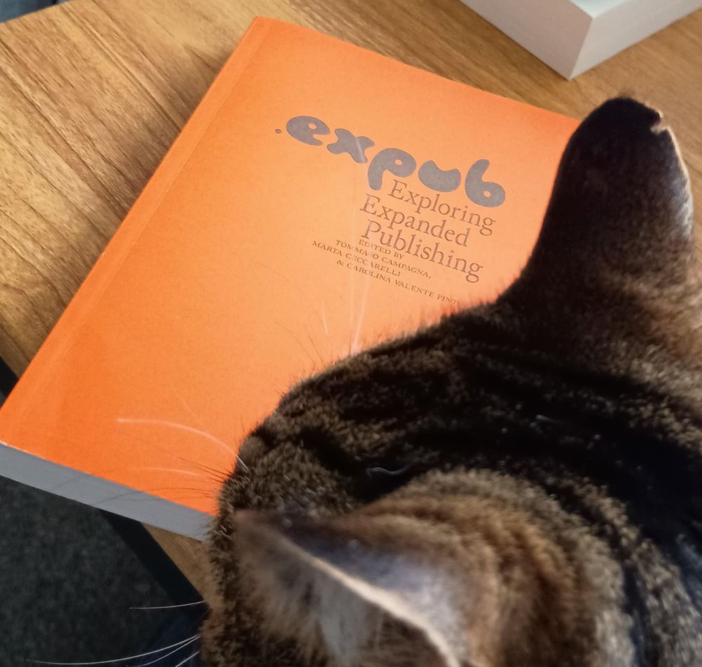 Copy of Exploring Expanded Publishing with a cat's head in the foreground