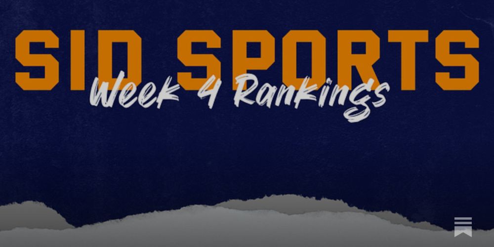 2024 SID Sports Week 4 Rankings