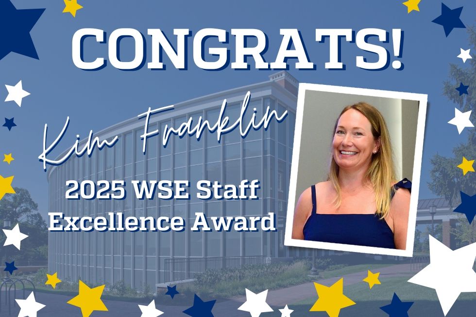 Congrats! Kim Franklin 2025 WSE Staff Excellence Award.