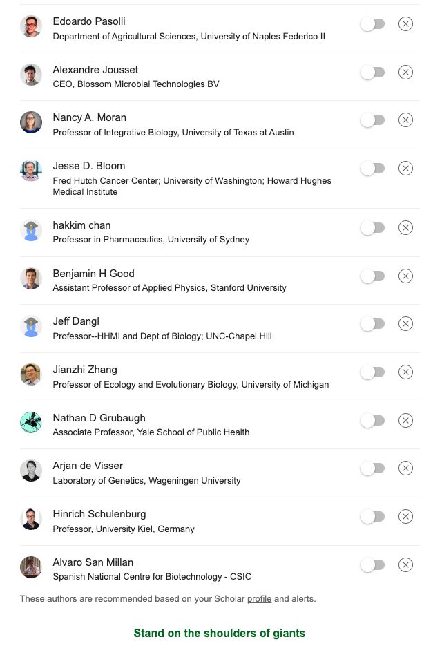 Google scholar follow recommendations whose suggestions are non-diverse on the basis of inferred gender and race (1/2)