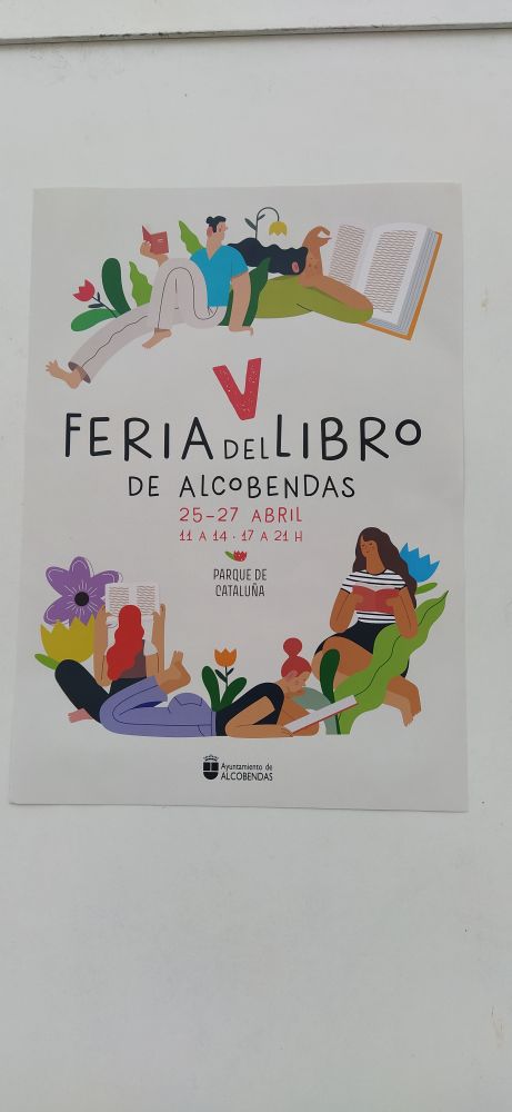 Cartel de la V Feria del Libro de Alcobendas.