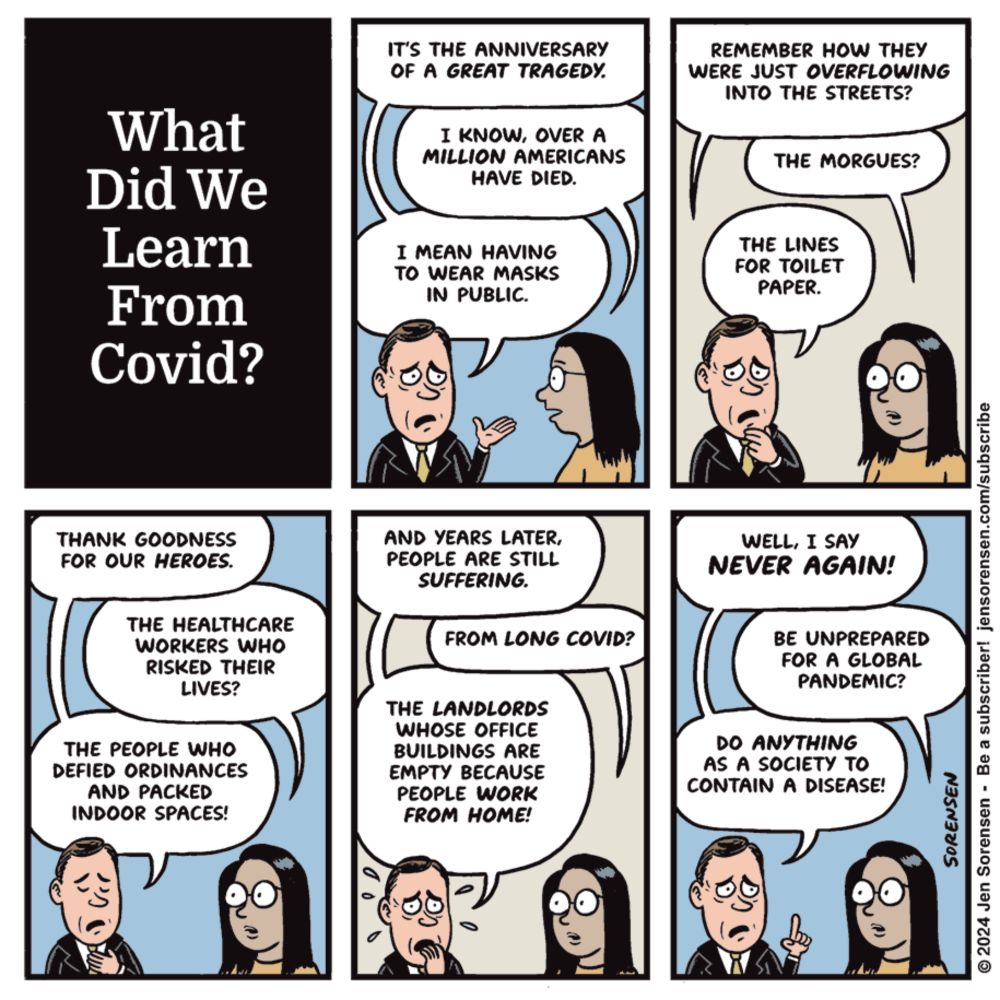 Cartoon: What did we learn from Covid?