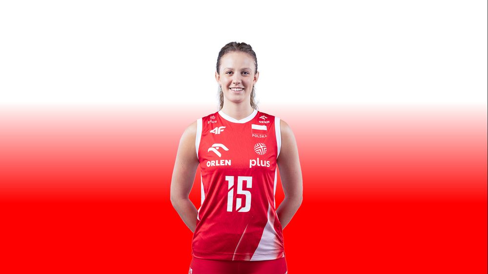 Martyna Czyrnianska, ponteira polonesa, maior sacadora da sua seleção e da competição, com 10 aces