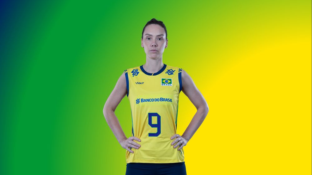 Roberta Ratzke, levantadora brasileira, maior levantadora da sua seleção, com 132 levantamentos bem-sucedidos