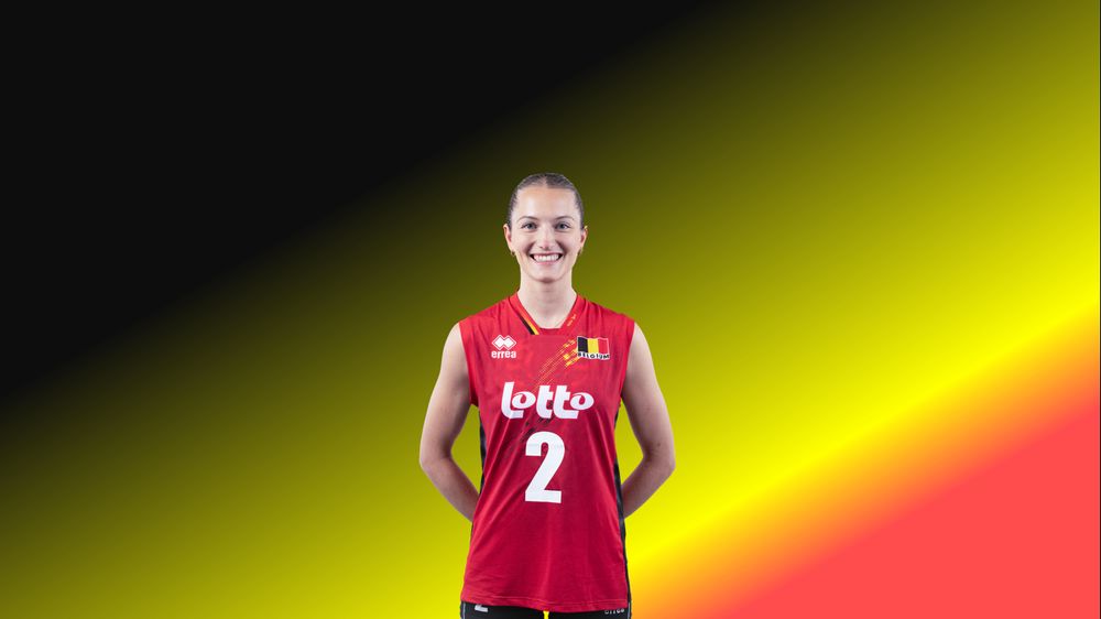 Elise Van Sas, levantadora belga, sacadora mais eficiente da sua seleção, com 0.462 aces p/ set