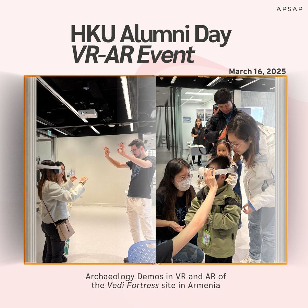 Photos of our VR and AR demos on HKU Alumni Day