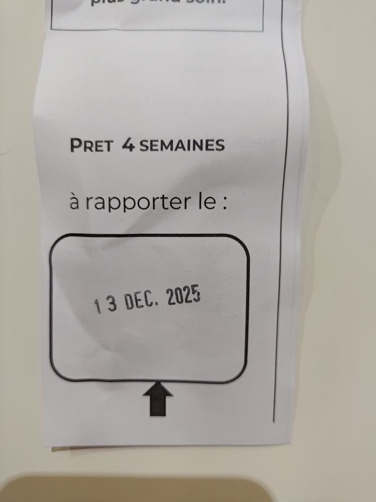 A rapporter le 13/12/2025