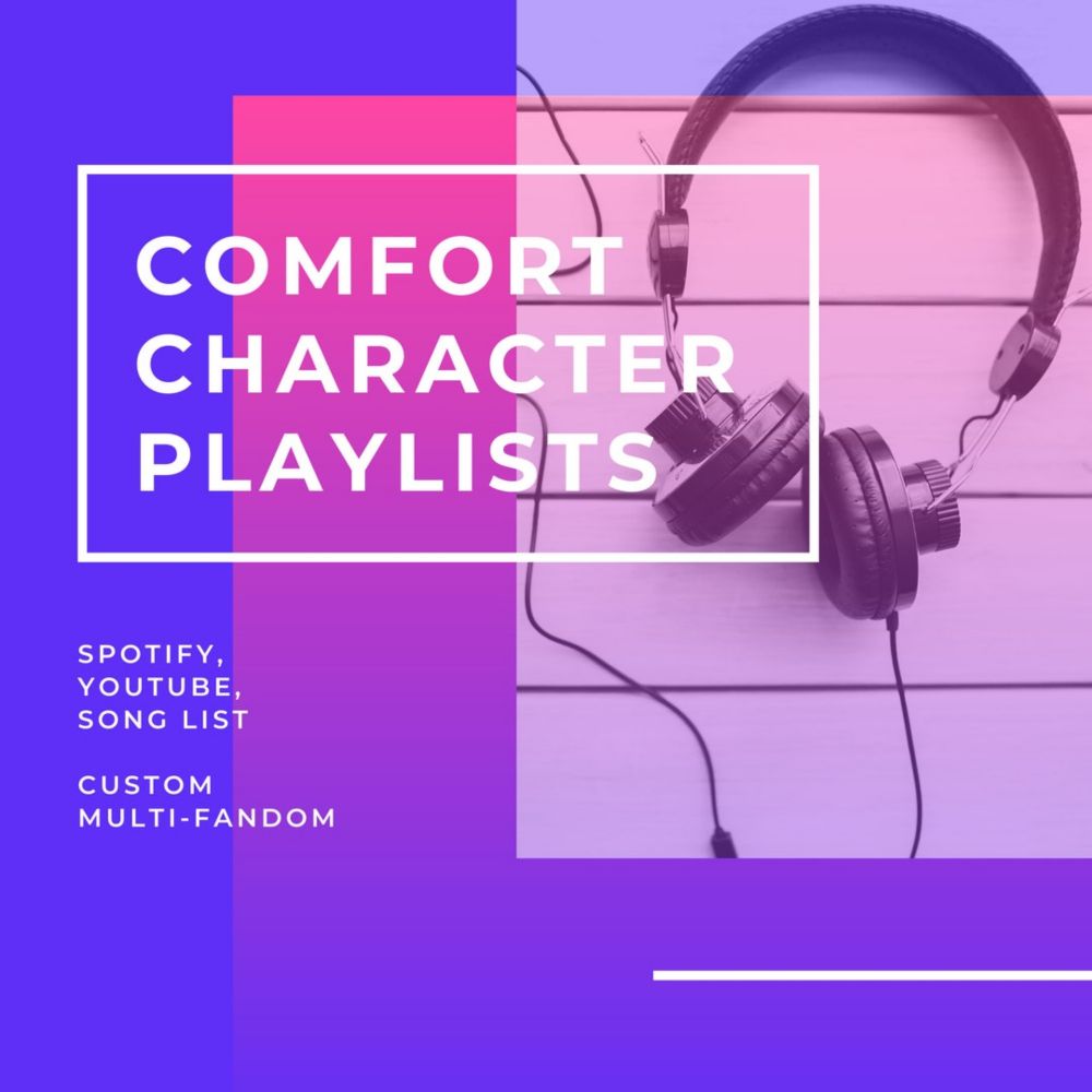 Comfort Character Playlists - Etsy