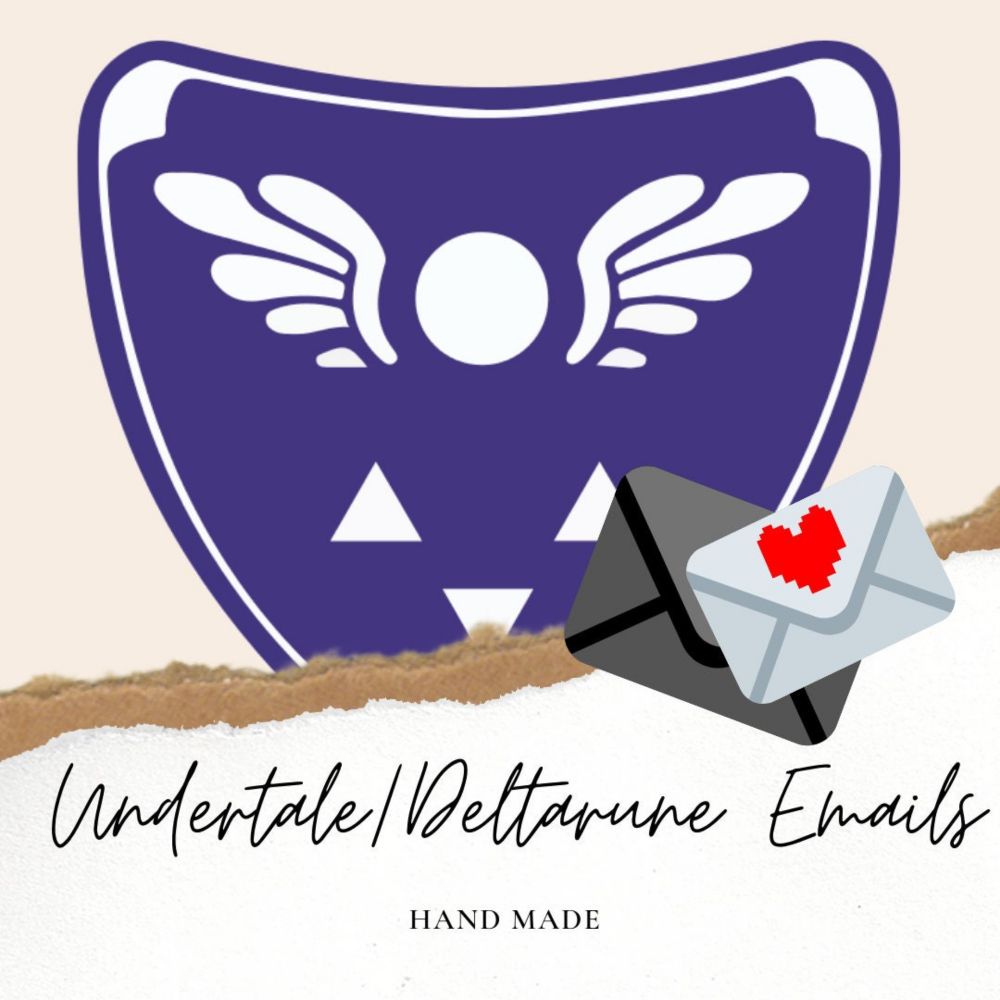 Undertale/deltarune Emails With Doodles - Etsy