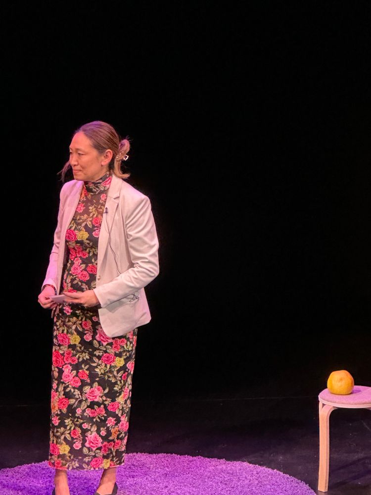 Me giving a talk 
