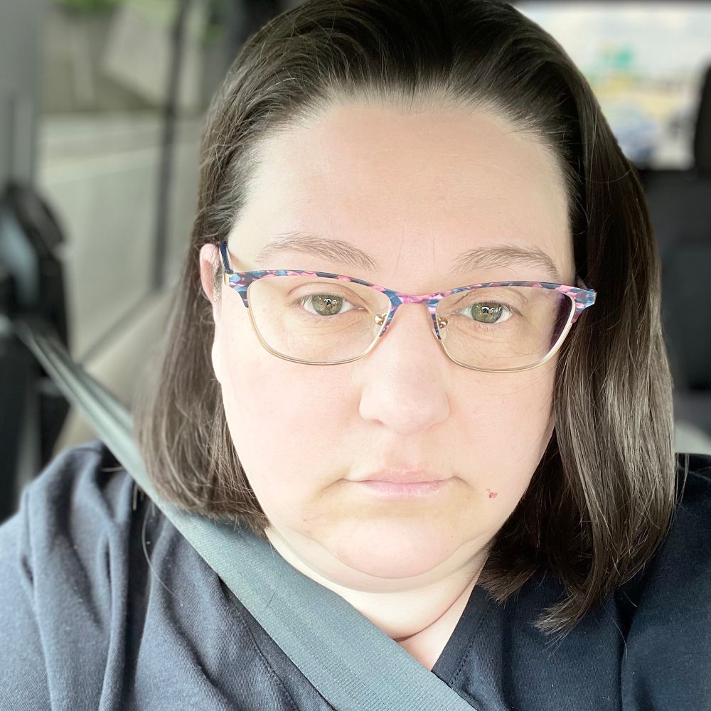 Me on the car ride home looking utterly unimpressed with the whole thing 