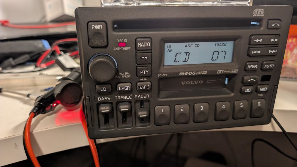 Final tests of the Volvo SC-805 project. It sounds great!
