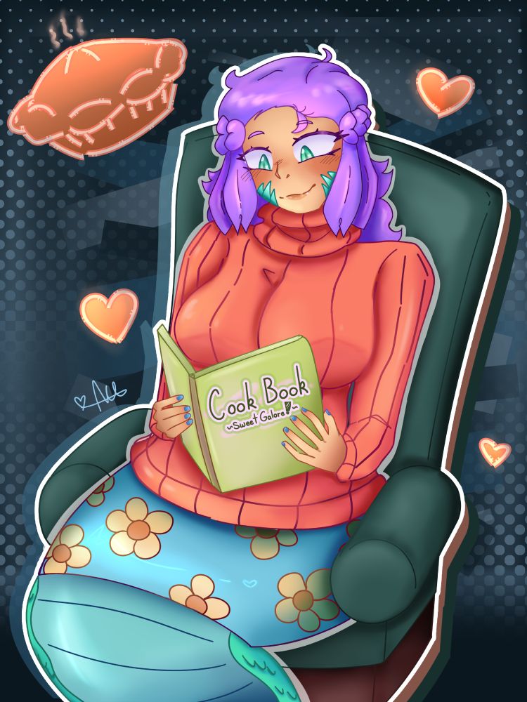 Snake lady who is a Baker!