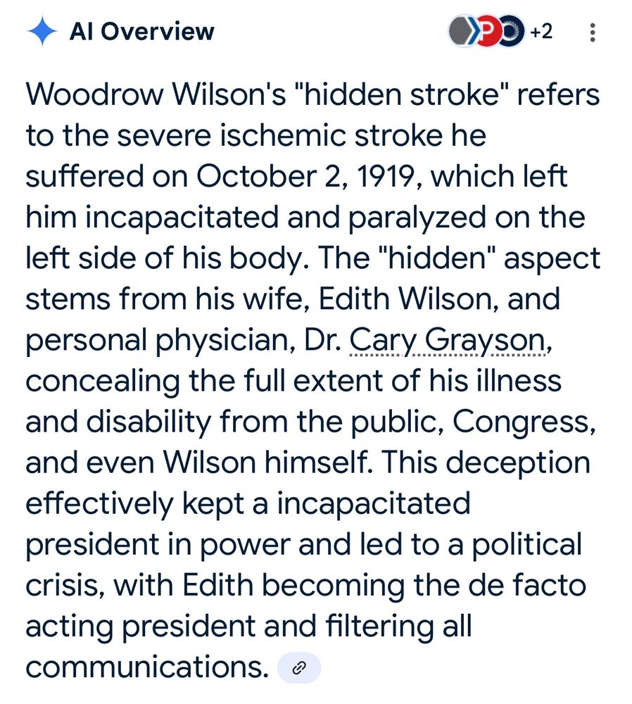 • Al Overview PD +2: Woodrow Wilson's 