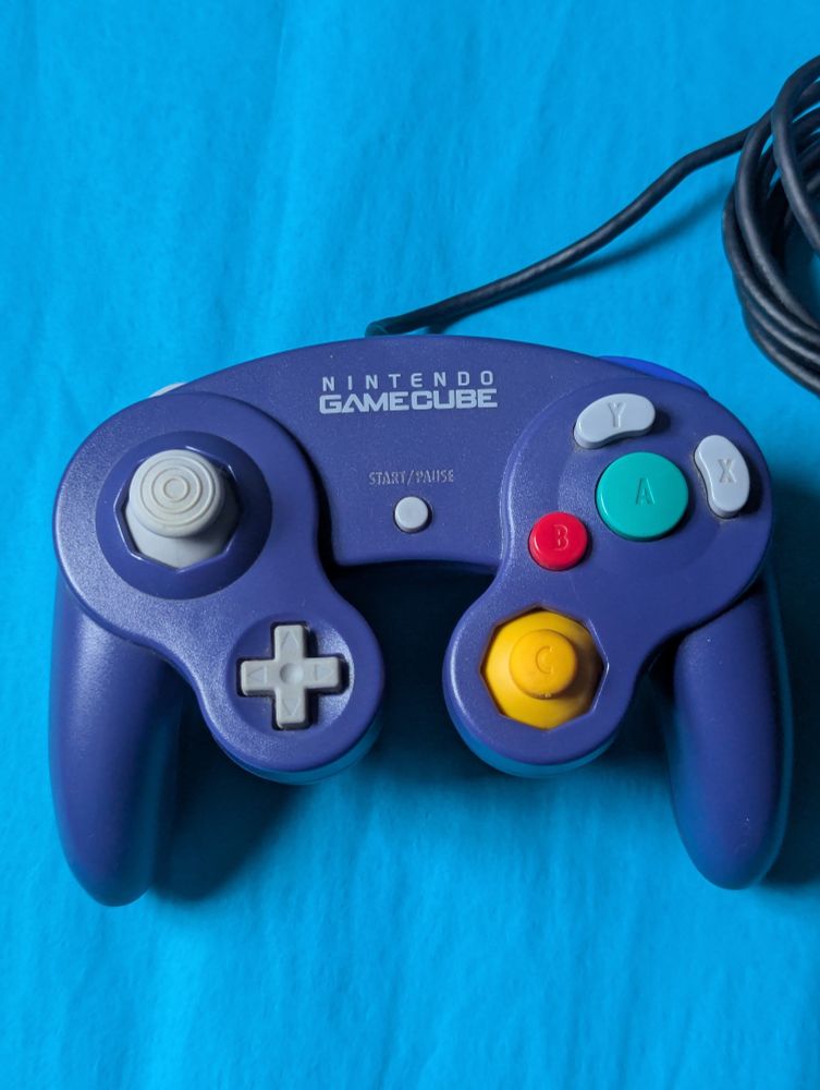 Nintendo Gamecube Indigo Controller