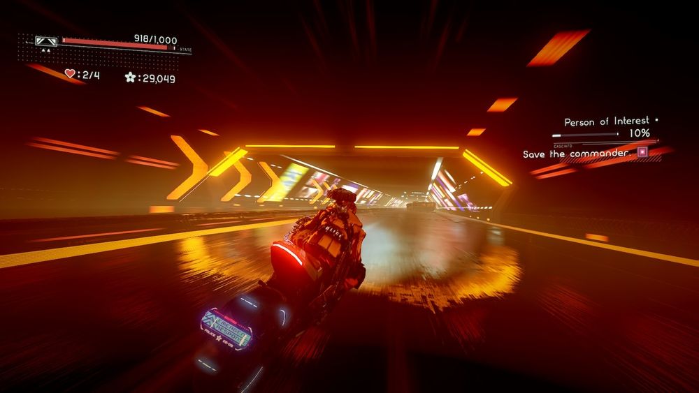 A screenshot of Nintendo Switch exclusive action game Astral Chain.