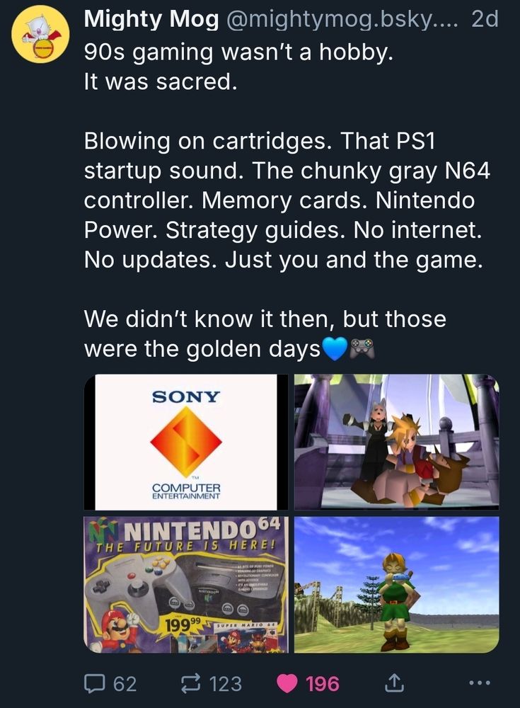A viral post by Mighty Mog.