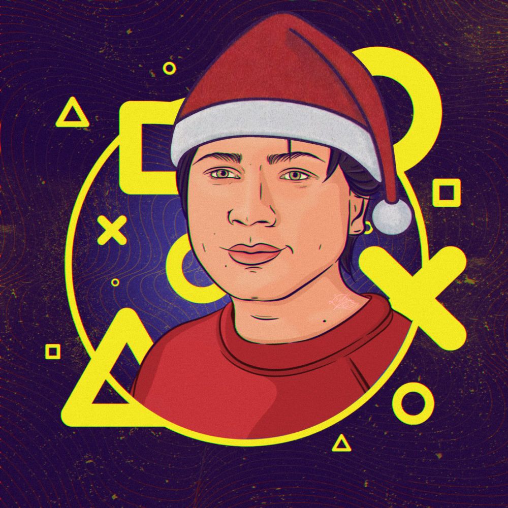 A Christmas-themed picture of my Little Victories profile.