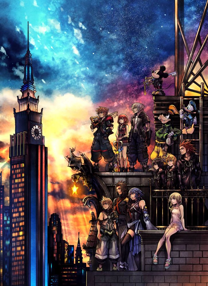 The Key Art of Kingdom Hearts 3.