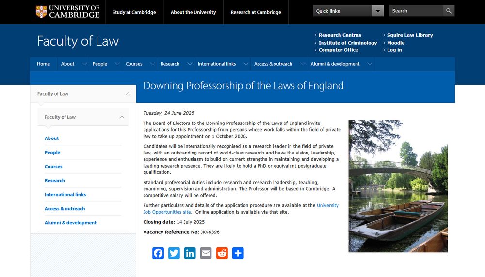 Downing Professorship of the Laws of England