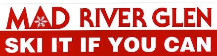 An old bumper sticker that says "Mad River Glen Ski It If You Can"