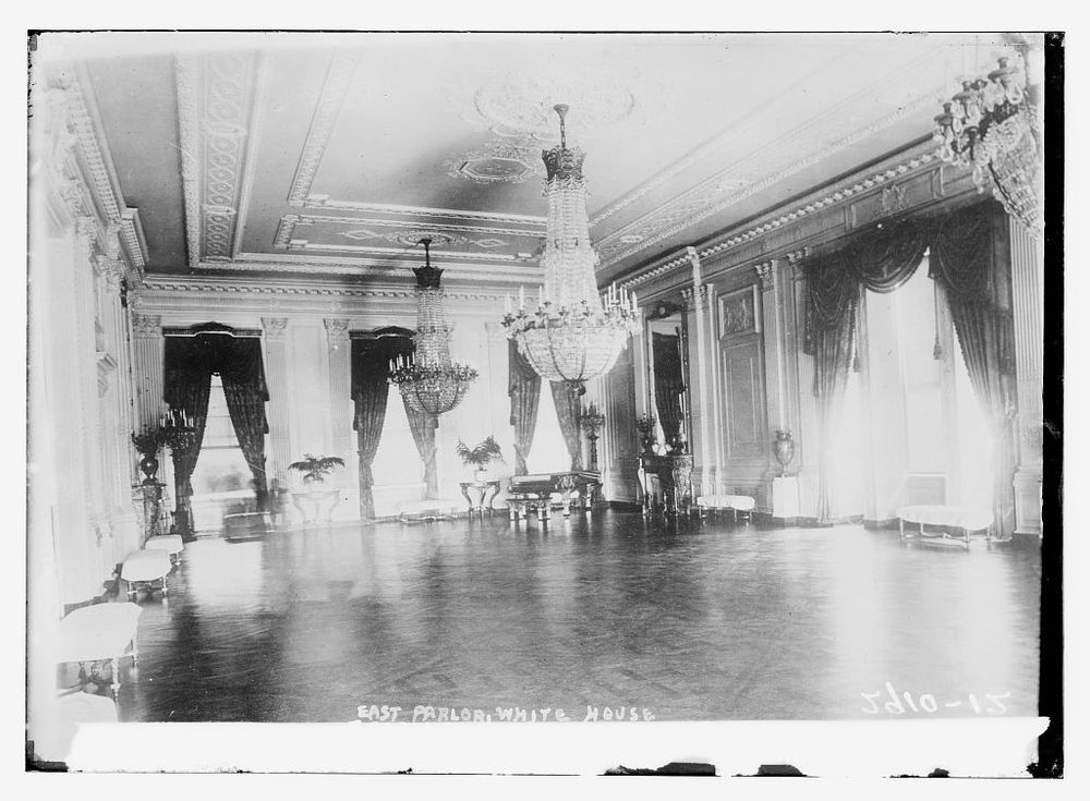East Wing parlour, White House.