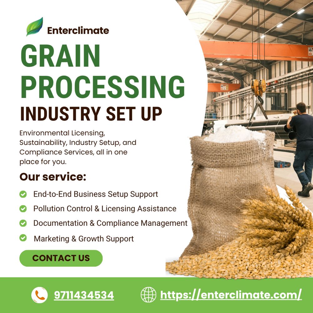 Grain Processing Industry Set Up 