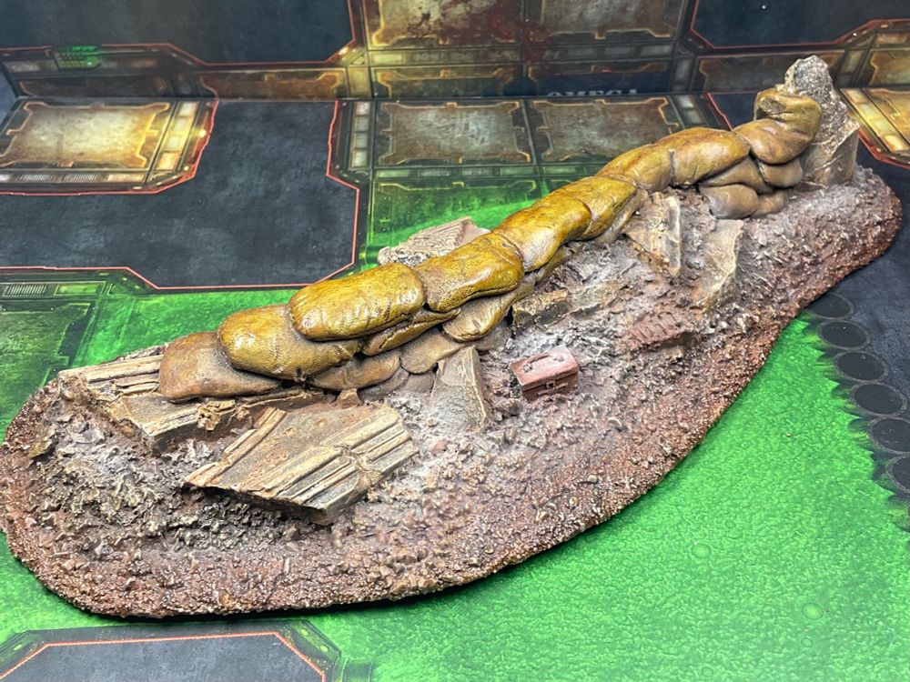 Sandbags & war gaming ruins