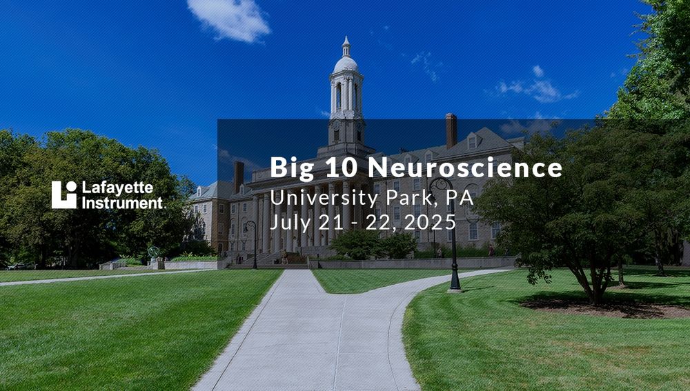 We're at Big 10 Neuroscience in University Park!