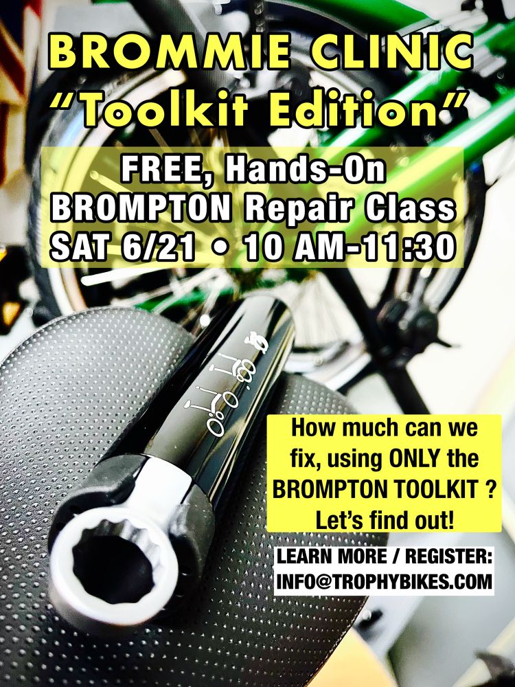 This class explores using the tiny BROMPTON Toolkit for regular maintenance.