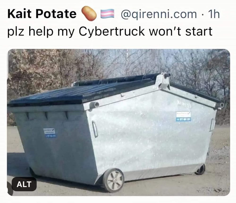 Funny Tesla cybertruck meme