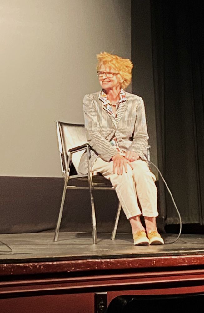 Director Claire Simon at a Q&A