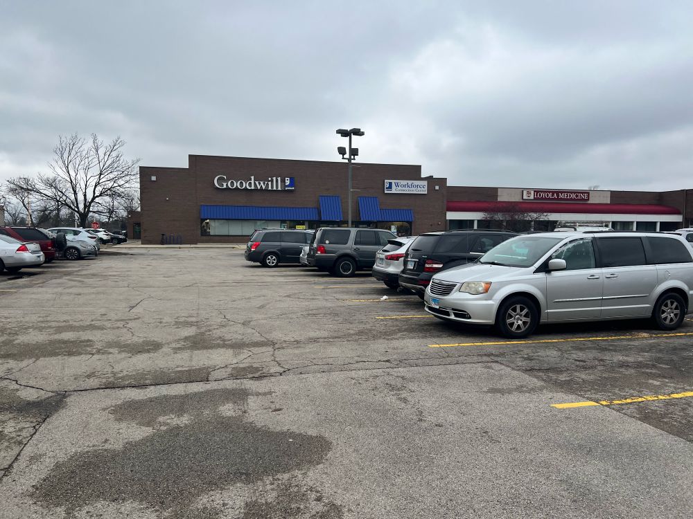 goodwill parking lot