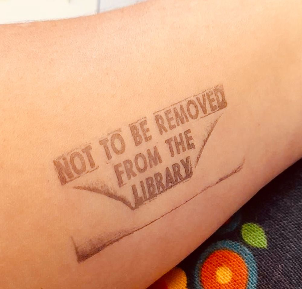 A stamp that reads “Not to be removed from the library” 