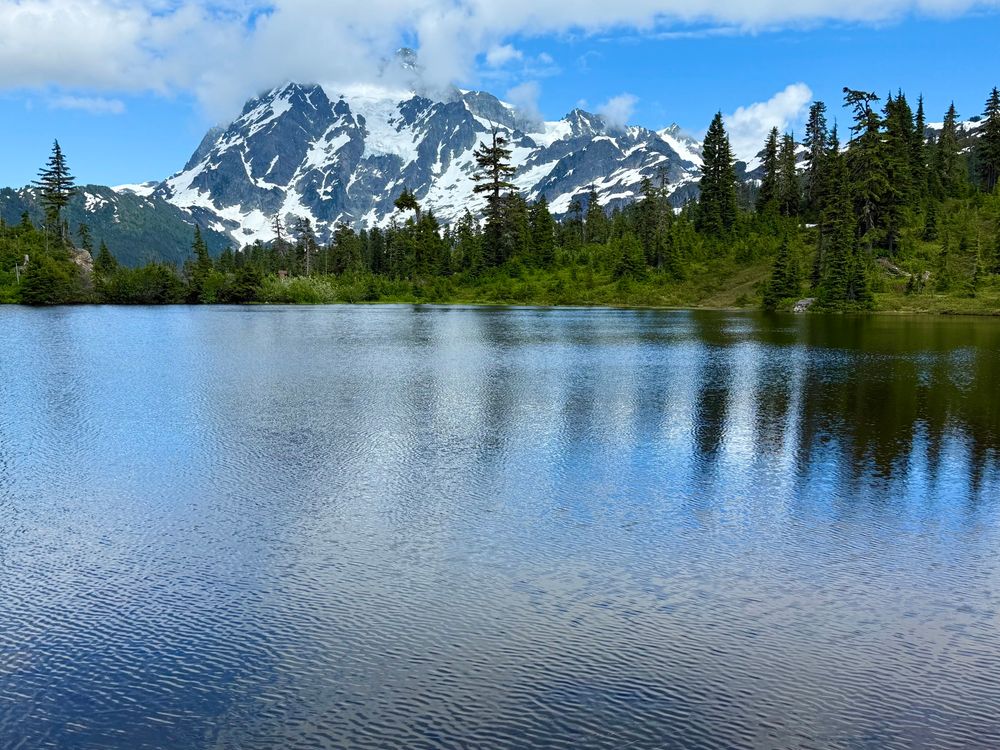 Mount Shuksan and Picture Lake