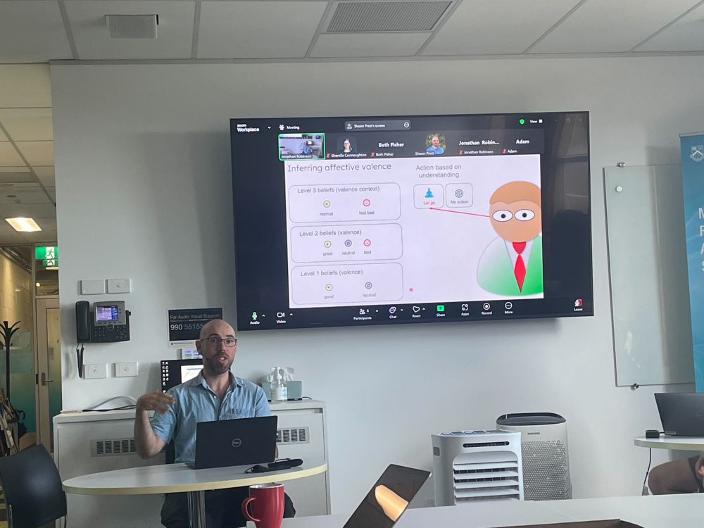 Shawn Prest giving a presentation