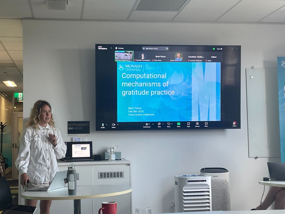 Beth Fisher giving a presentation